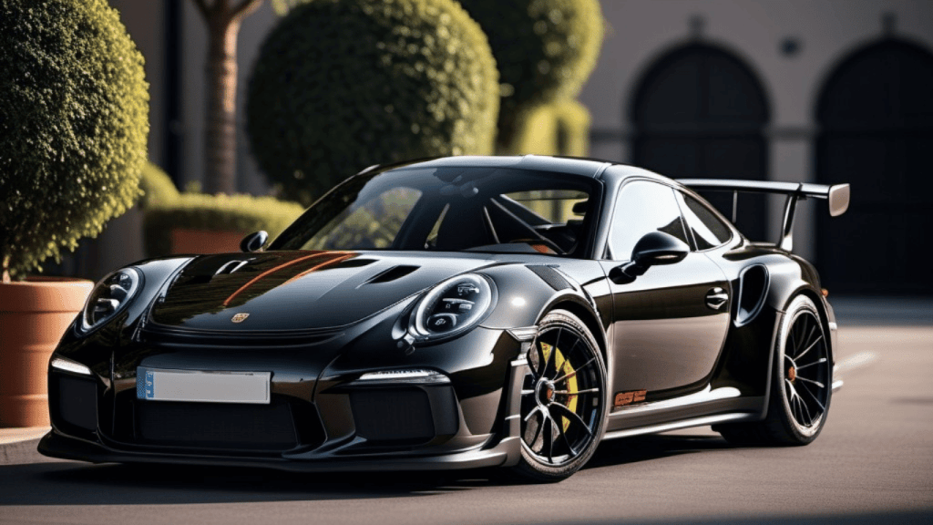 Black Porsche 911 GT3 RS, Ultimate Sports Car