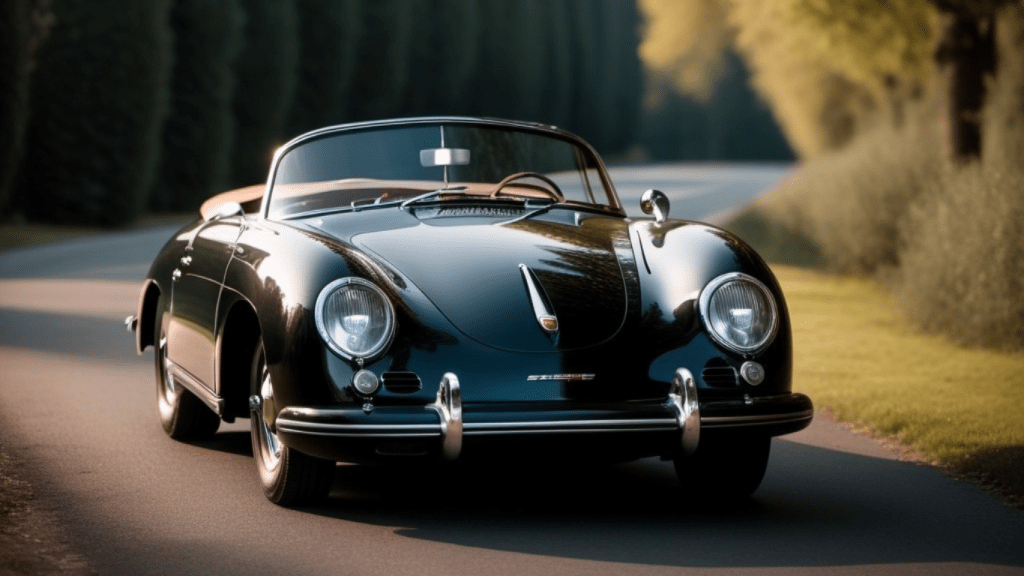 1956 Porsche 356 Speedster Black